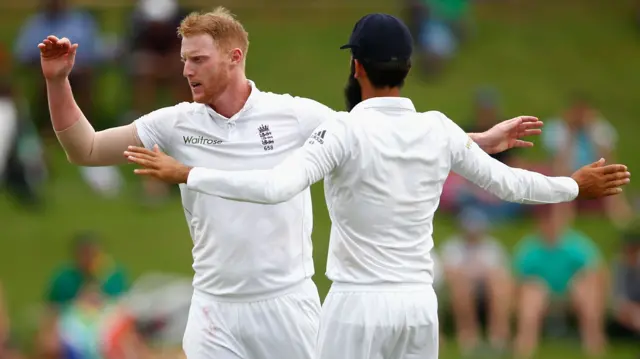 Ben Stokes celebrates