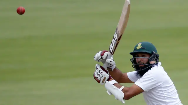 Hashim Amla in action