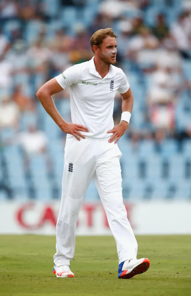 Stuart Broad of England