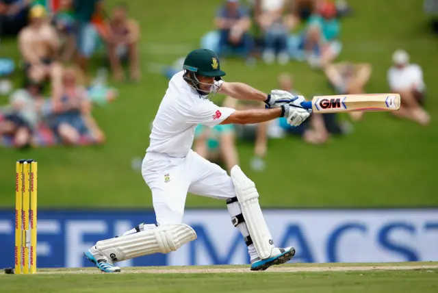 Stephen Cook plays a shot