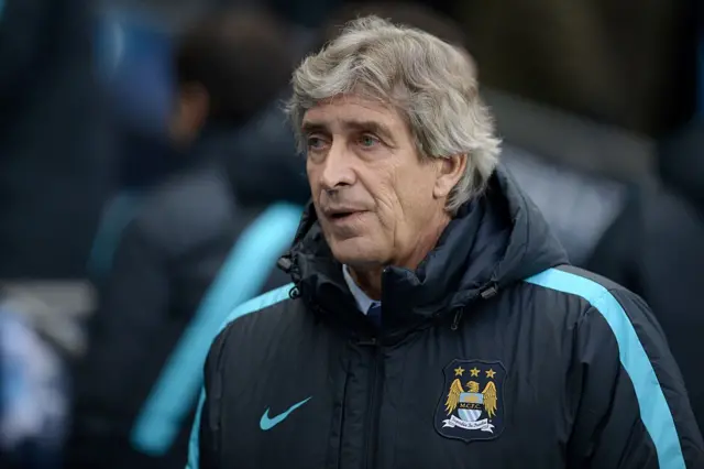 Manchester City manager Manuel Pellegrini