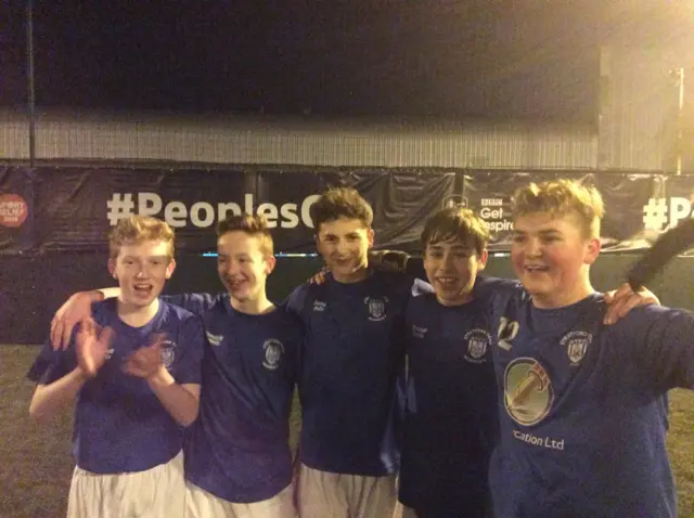 Stratford Town, winners of the U16 tournament in Coventry.