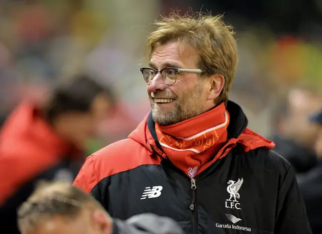 Liverpool manager Jurgen Klopp