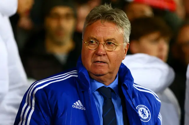 Chelsea manager Guus Hiddink