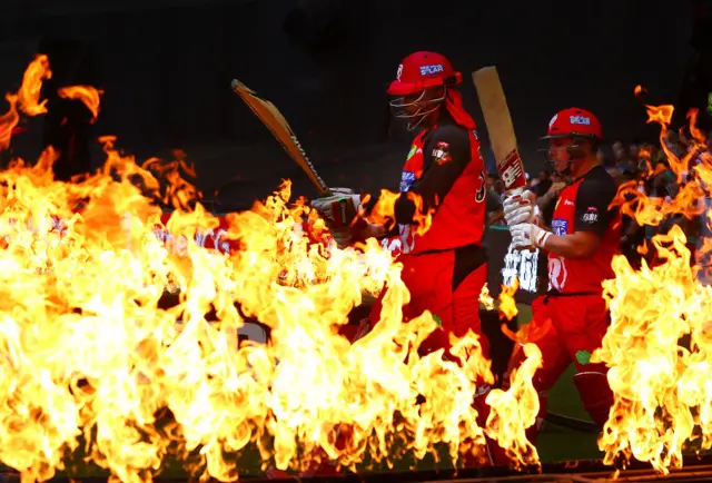 Chris Gayle and Aaron Finch