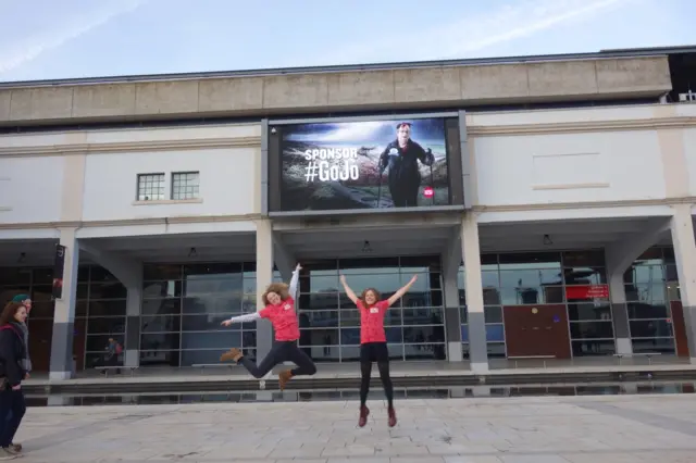girls jump in bristol