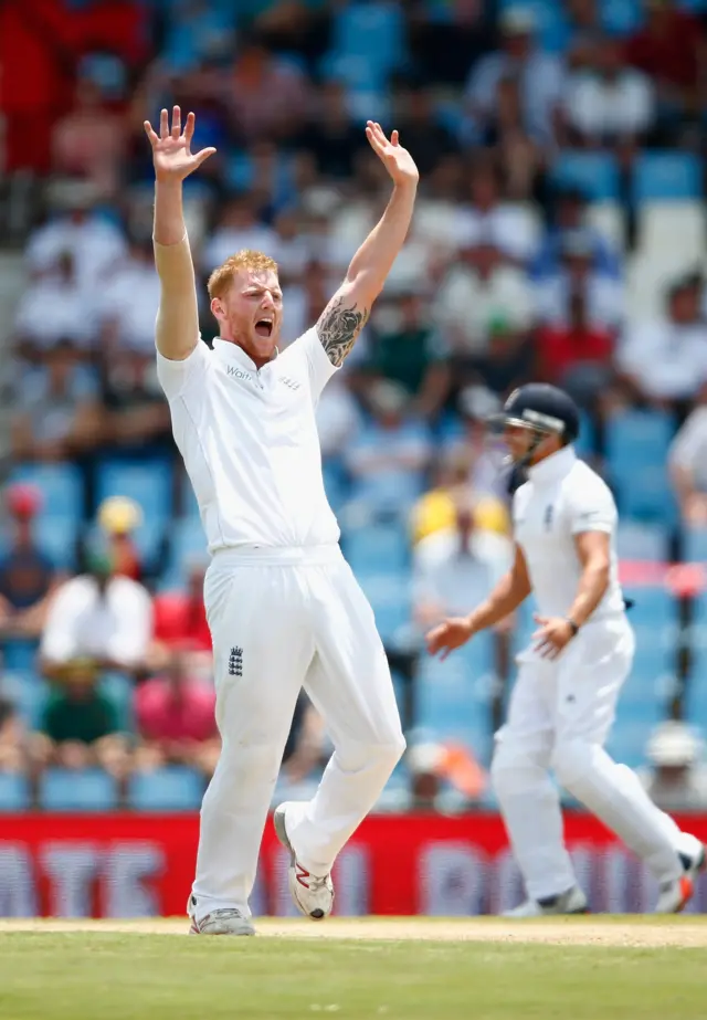 Ben Stokes appeals