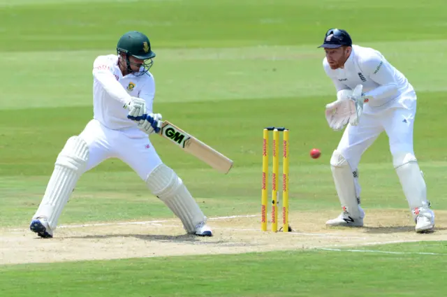 Quinton de Kock in action for South Africa