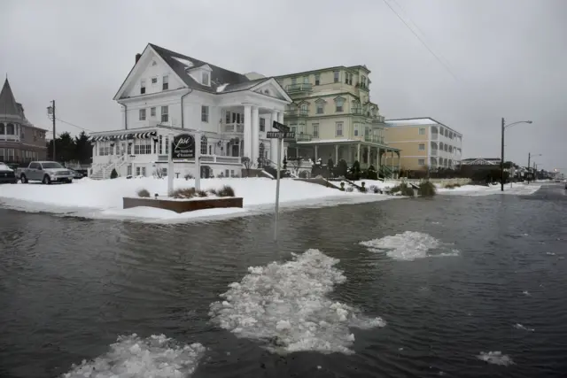 Flooding in Cape May, New Jersey