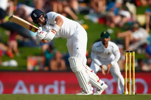 Joe Root in action for England