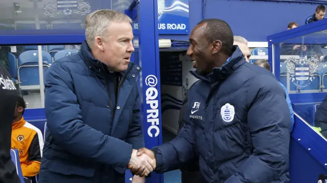 Kenny Jackett and Jimmy Floyd Hasselbaink