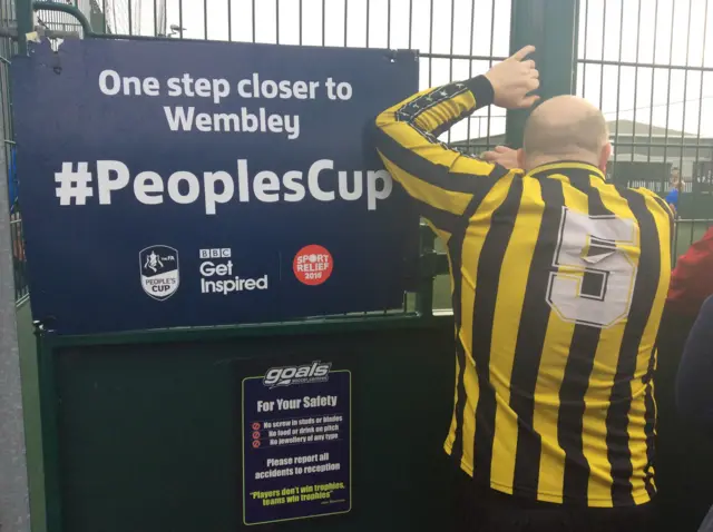 Player watching a game