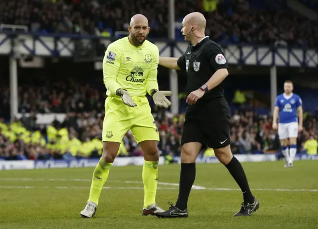 Tim Howard of Everton