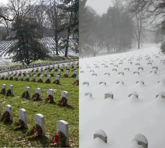 Tombstones in Arlington