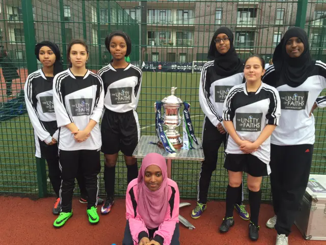 Unity of Faiths FC with Women's FA Cup