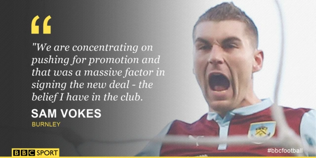 Sam Vokes on extending his Burnley stay