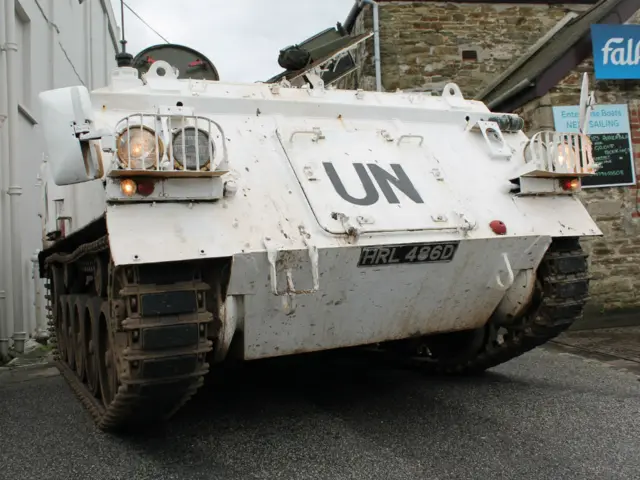 Armoured Personnel Carrier. Pic: Andrew Segal