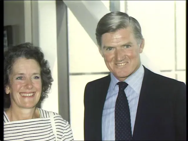 Cecil Parkinson and his wife Anne