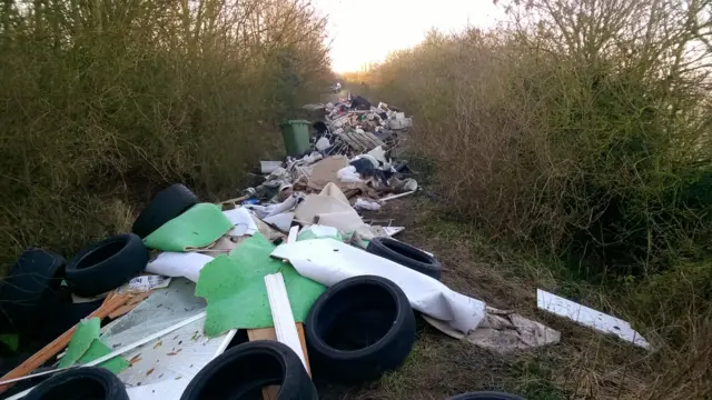 Fly-tipping before