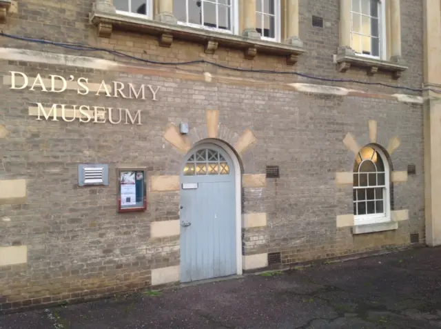 Exterior of the Dad's Army museum in Thetford