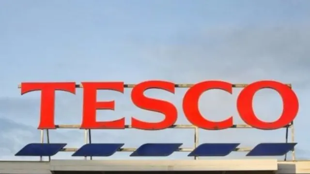 Tesco sign