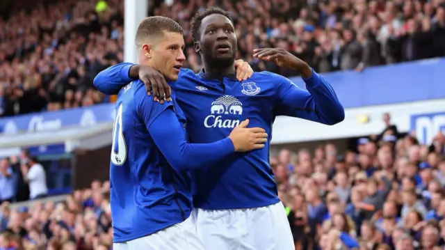 Ross Barkley and Romelu Lukaku