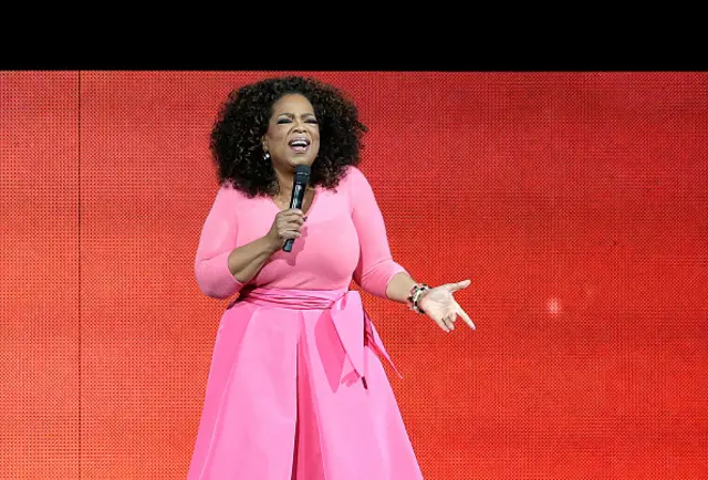 Oprah Winfrey on stage