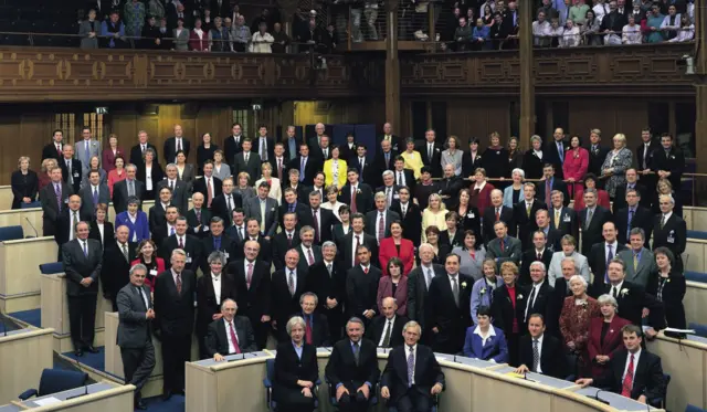 Class of 99 at the Scottish Parliament