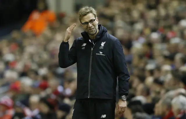 Liverpool manager Jurgen Klopp