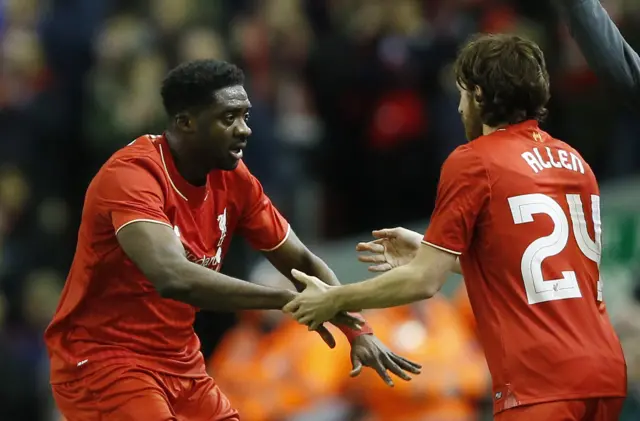 Kolo Toure and Joe Allen