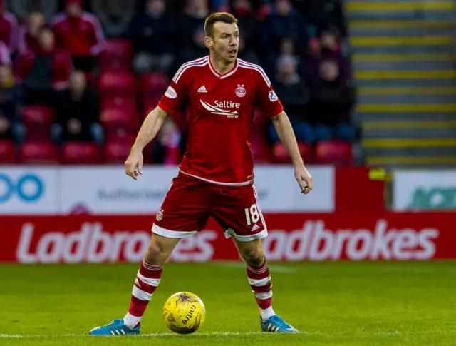 Aberdeen defender Paul Quinn