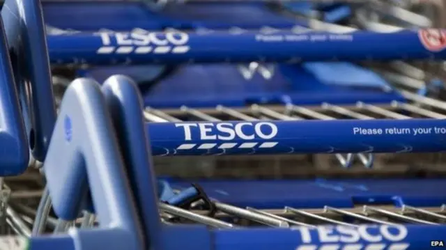 tesco trolleys