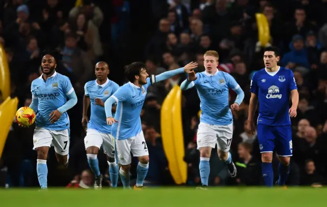 Manchester City celebrate