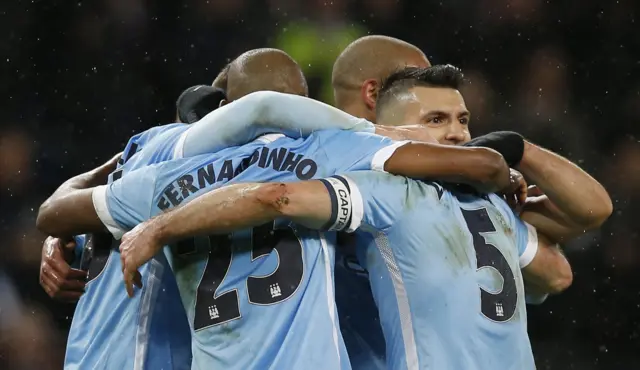 Manchester City celebrate