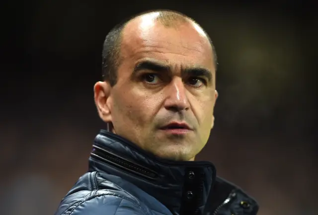 Everton manager Roberto Martinez