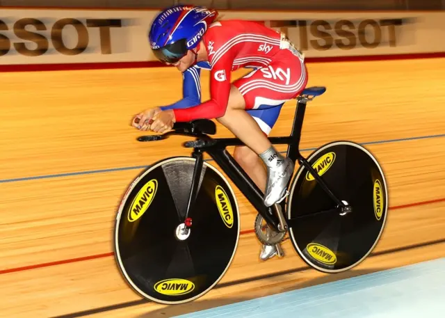 Laura Trott of Great Britain competes at the World Track Cycling Championships in Melbourne