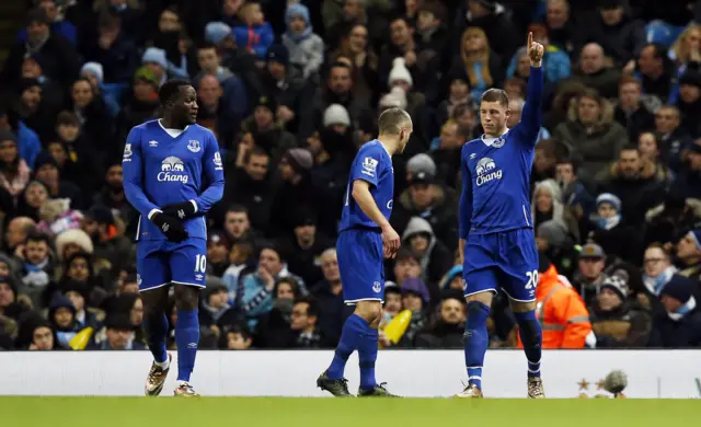 Ross Barkley celebrates