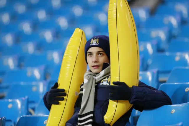 Manchester City go bananas