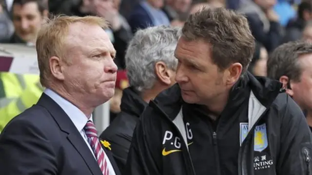 Alex McLeish (left), Peter Grant (right)