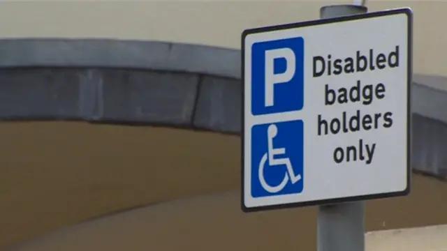 Disabled badge holders only