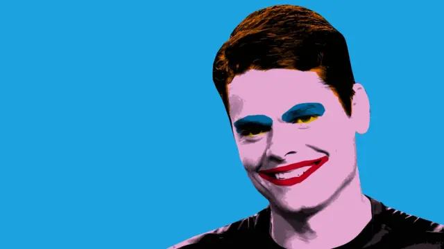 Raonic in Warhol style of portraiture