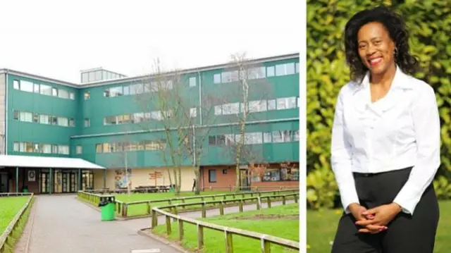 Head teacher Ingrid Abrahams has thanked staff and students for acting calm despite a hoax bomb scare this morning.