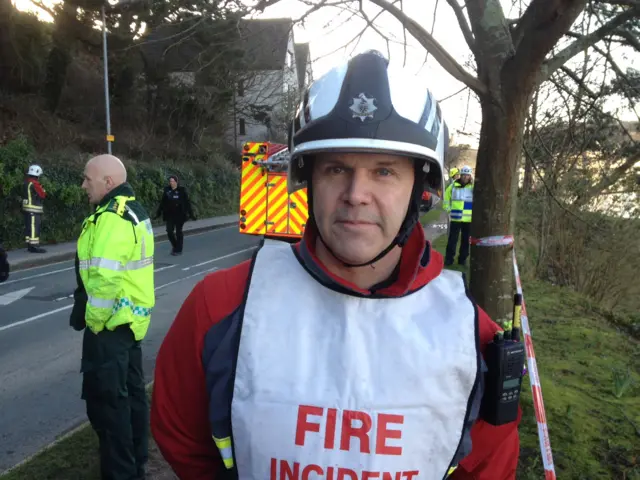 Crew Manager Dave King, Cornwall Fire & Rescue Service
