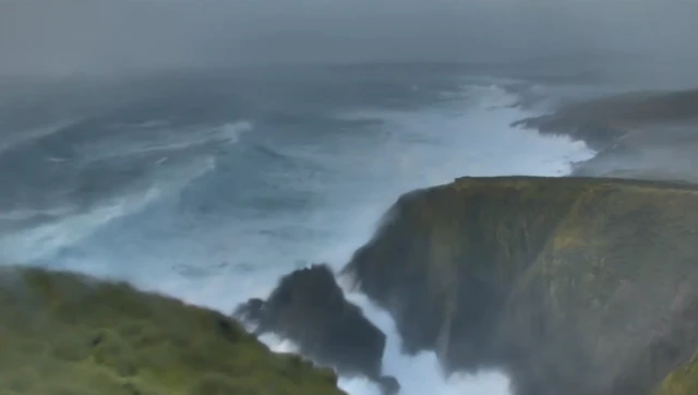 Looking north from Sumburgh Head