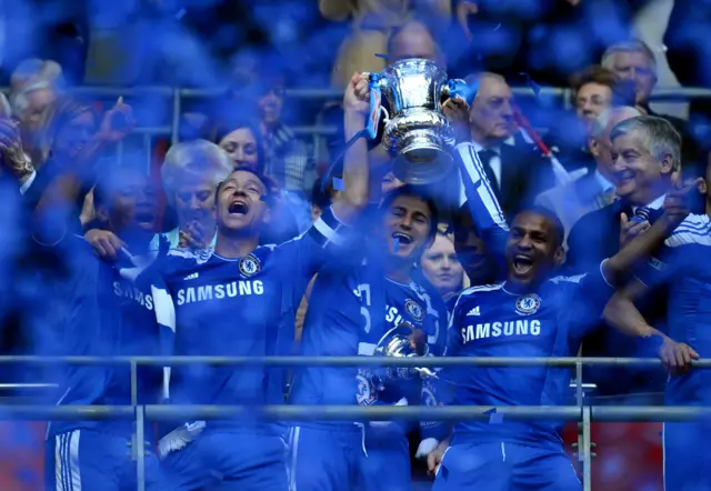 Chelsea lift the FA Cup