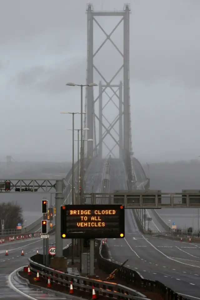 Earlier today, The Forth Road Bridge was closed to all traffic for several hours. It has since reopened for cars.