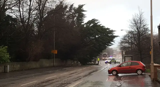 Jonathan Simpson took this picture of the scene on Liberton Road in Edinburgh