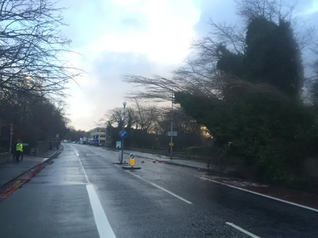 Corstorphine Road in Edinburgh