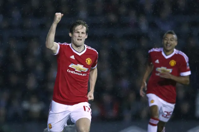 Daley Blind celebrates