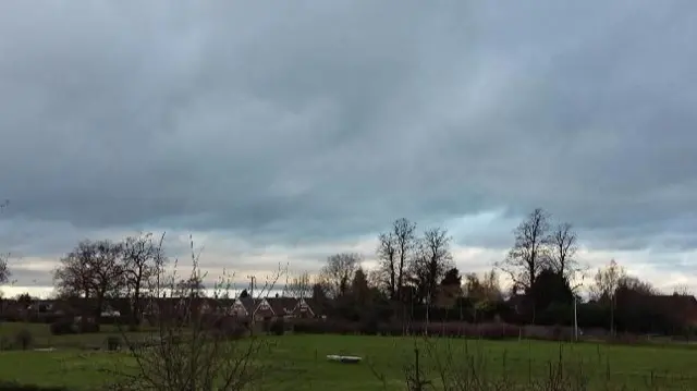 Skies over Wybunbury